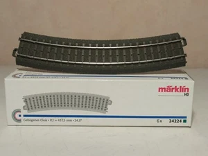 Märklin HO - 24224 - Binario C curvo R2/24,3° nuovo - Foto 1 di 2