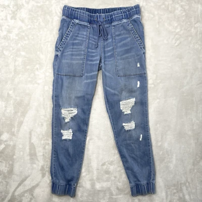 Jogger de bolsillo para mujer Bella Dahl Venice lavado desgastado desteñido talla pequeña denim Foto 1 de 4