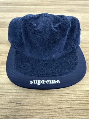 Supreme темно-синий махровая ткань крышка SS23 B2023 сделано в США коньков хип-хоп - Изображение 1 из 4
