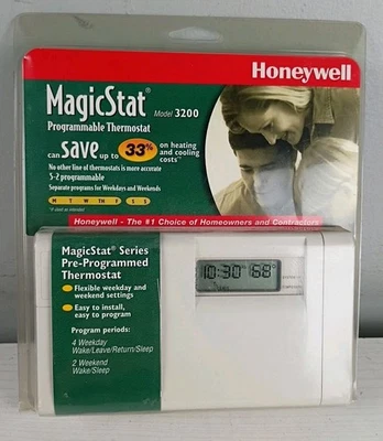 Honeywell MagicStat32 Programmable Thermostat Model 3200NEW SEALED - Image 1 of 2