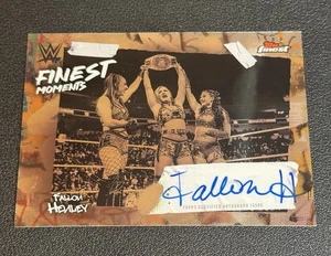Fallon Henley 2025 Topps Finest WWE FINEST MOMENTS AUTO Card #FMS-FHY NXT - Picture 1 of 2