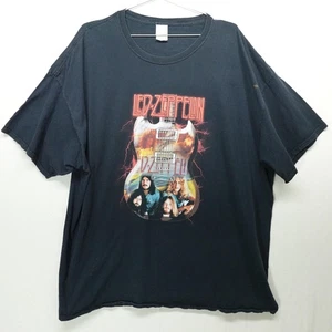 Led Zeppelin TShirt Mens 3XL Black Guitar Fruit of the Loom - Picture 1 of 14