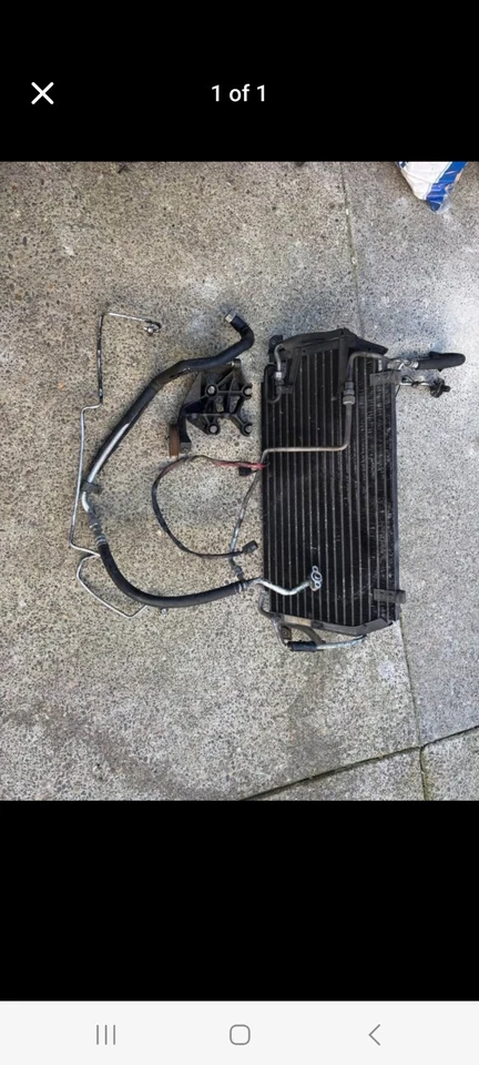 89-90 Nissan 240sx KA24E AC Hard Lines And  Harness S13 KA24 SOHC With Condenser - Image 1 of 1