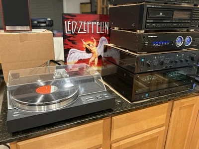 Tocadiscos de seguimiento lineal de sonido natural Yamaha PX-3 / reparado Foto 1 de 4