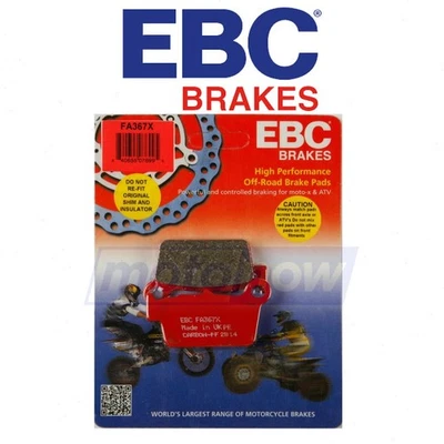 EBC Rear X Series Carbon Brake Pads for 2006-2012 Aprilia SXV 450 - Brake xz — 第 1/4 张图片