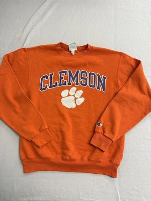 Sudadera de Colección Clemson University Cuello Redondo Tejido Inverso Foto 1 de 4