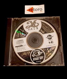 YS II ANCIENT YS VANISHED CD ROM2 PC ENGINE Turbo Grafx-16 Jap Hudson Only Cd - Picture 1 of 2