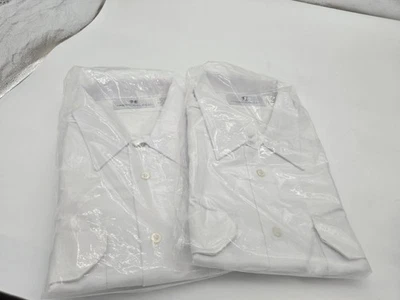 2 NUEVAS Camisas Selladas Blancas HORACE PEQUEÑAS 3XL-SS HX1205B UNIFORME P Foto 1 de 4
