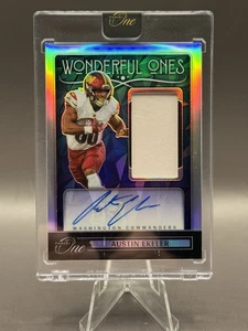 2024 Panini One Austin Ekeler Wonderful Ones Patch Auto /99 #366 Washington - Picture 1 of 4