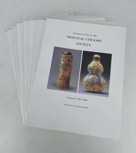 Transactions of The Oriental Ceramic Society Catalogues Lot of 8 Books - Picture 1 of 11