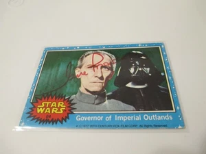 1977 20th Century Fox David Prowse Star Wars Autographed Card "Darth Vader" - Picture 1 of 2