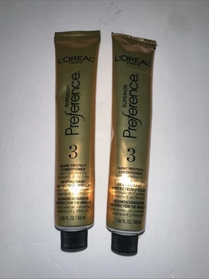 2 Loreal Superior Preference COLOR & SHINE #3 Conditioner 1.86oz Care Supreme - Image 1 of 3