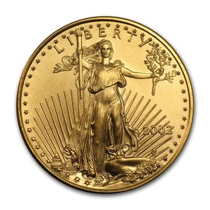2002 1/4 oz American Gold Eagle BU - Picture 1 of 2
