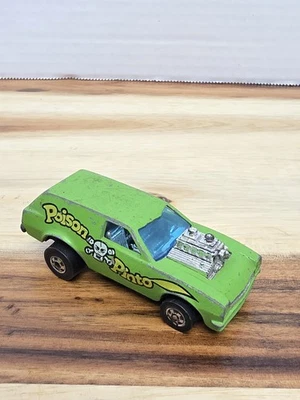 Hot Wheels Poison Pinto 1975 verde lima hecho en Hong Kong Foto 1 de 4