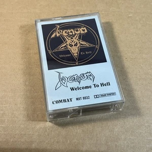 Venom Welcome To Hell Black Metal Cassette 1985 Combat MXT 8032 - Picture 1 of 5