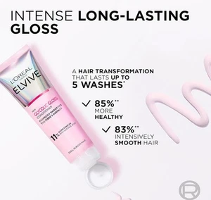 L’Oreal Paris Elvive Glycolic Gloss Shine Conditioner for Dull Hair 150ml - Picture 1 of 3