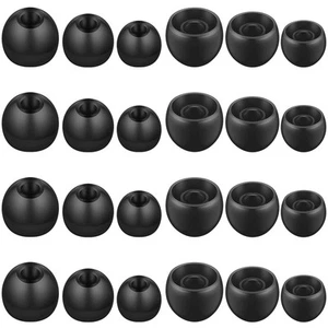 LownRain Ear Tips for in-Ear Headphones, S/M/L Sizes 12 Pairs Soft Silicone E... - Picture 1 of 6