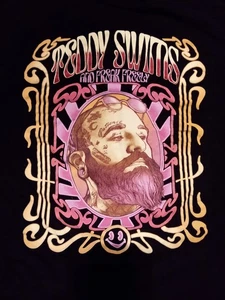 Teddy Swims Merchandise T-shirt Size 2XL Black USA FALL 2022 TOUR w/Freak Freely - Picture 1 of 5