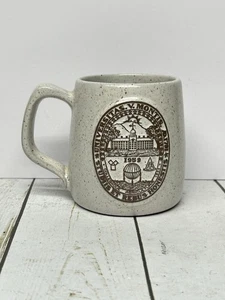 Vintage University Of Vermont Onion River Pottery Burlington Mug Coffee Cup - Picture 1 of 8