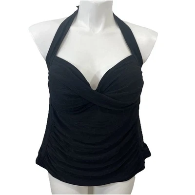 Sujetador incorporado con tirantes halter de natación de ciervo blanco talla 2X 18W-20W Foto 1 de 4