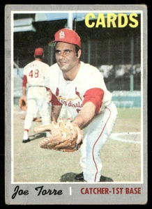 1970 Topps Joe Torre (inchiostro sul retro) St. Louis Cardinals #190 - Foto 1 di 2