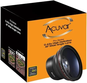 67MM 0.43x HD Wide Angle Camera Lens w/ Macro for DSLR – Photo & Video Lens - Picture 1 of 8