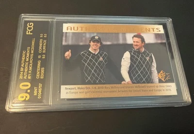 2014 SP Authentic - Authentic Moments Rory McIlroy, Graeme McDowell #71 FCG 9 - Image 1 of 2
