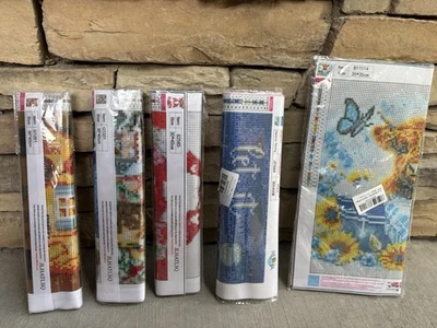 Kits de Pintura Diamante Vacaciones Mixto LOTE de 5 Nuevos Precintados 30x40cm y 35x35cm Foto 1 de 4