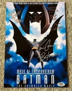 Batman Mask of the Phantasm Kevin Conroy Signed x6 Authentic COA - Picture 1 of 12