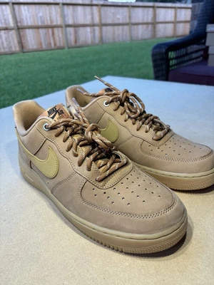 Nike Air Force 1 Low "Flax" 2024, Size 10.5, Condition: Used(With Original Box) — 第 1/4 张图片