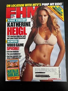 KATHERINE HEIGL FHM MAGAZINE - Nov. 2004 * GREY'S ANATOMY * FIREFLY LANE - Picture 1 of 2