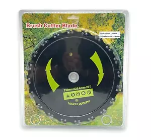 DISCO PER DECESPUGLIATORE TOSAERBA 20 DENTI A CATENA ø 230 X 25,4 MM - Foto 1 di 1