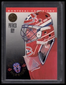 1993-94 Foglia #4 Patrick Roy Guerrieri dipinti - Foto 1 di 2