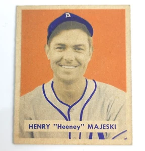 1949 Bowman Baseball - #127 Henry Heeney Majeski - Rookie - Ungraded - Set Break - Bild 1 von 4