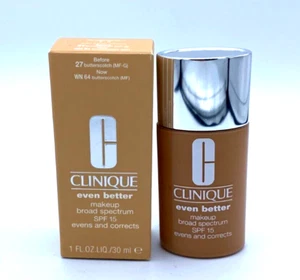 Clinique Even Better Makeup Broad Spectrum Spf 15 ~ WN 64 Butterscotch (MF) - Picture 1 of 5