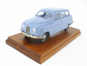 Somerville Models 123 - Saab 95 - 1961 Werbemodell + Holzplatte Modellauto 1:43 - Picture 1 of 7