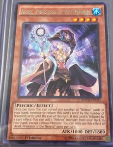 Ariel, Priestess of the Nekroz - MACR-EN031 - Rare - 1st Edition- Near Mint - Picture 1 of 2