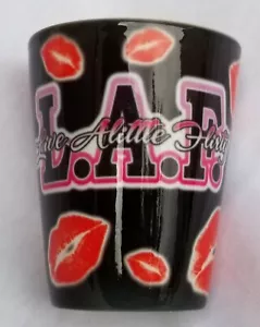 Live A Little Flirty Ceramic Shot Glass - Picture 1 of 4