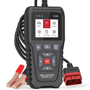 OBDResource 2 in 1 Car Battery Tester OBD2 Scanner, 6V 12V 24V 100-2000 CCA B... - Picture 1 of 8