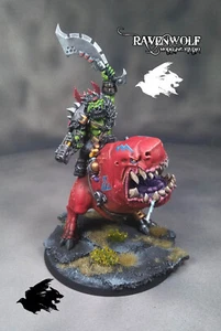 Beastboss su Squigosaur *COMMISSIONE* dipinto dal nostro studio - Foto 1 di 4