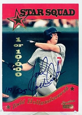 Star Squad Signatures 1995 #1 Todd Hollandsworth/10.000 Auto LA Dodgers Foto 1 de 3