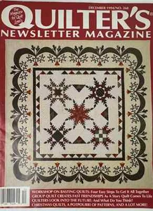 Quilters Newsletter Magazine December 1994 - Picture 1 of 4