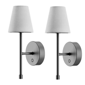 Globe Electric Wireless Rechargeable LED Integrated Wall Sconce (2 Pack) - Picture 1 of 5