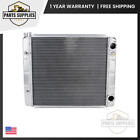 Race Pro Aluminum Radiator For Double Pass Ls Motor Threaded Connection 24 X 19