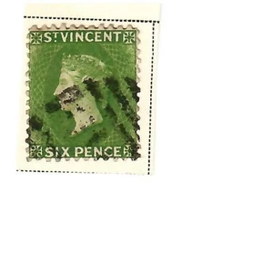 St Vincent 1883 6 d bright green fine used - Picture 1 of 1