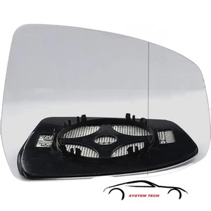 Right Driver Side WIDE ANGLE HEATED WING DOOR MIRROR GLASS Ford Focus 2008-2017 - Picture 1 of 1