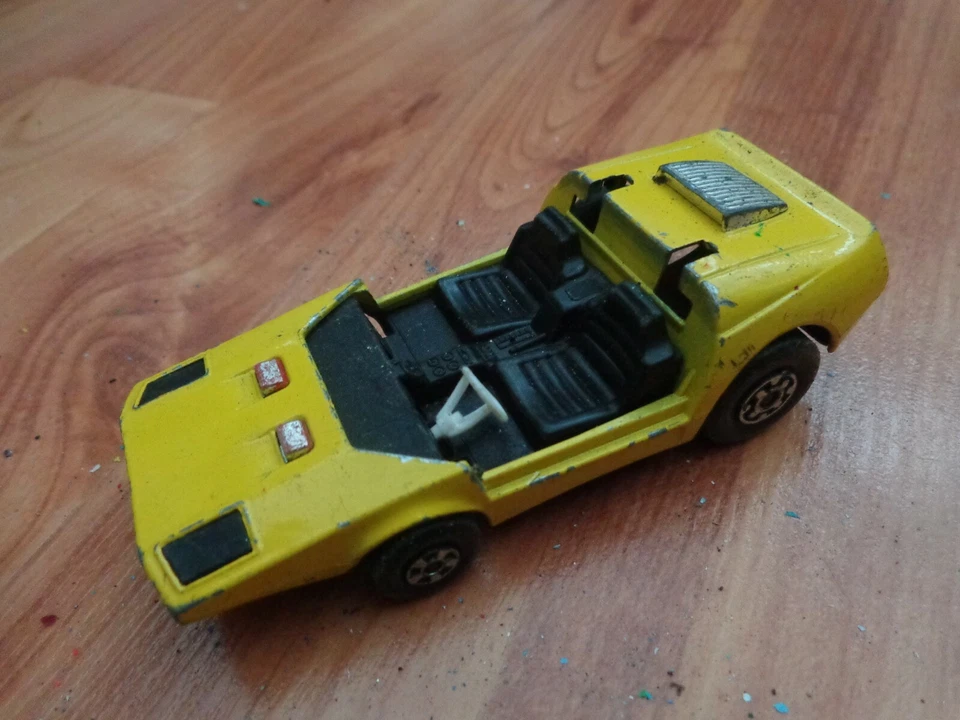 Auto A Fossa Gialla Matchbox King Size K-32 Vintage Anni '70 - Immagine 1 di 1