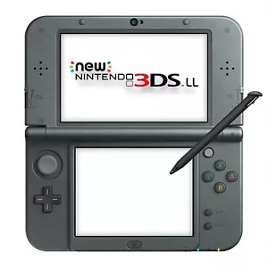 USADO Japonés Nuevo Nintendo 3DS XL LL NEGRO METÁLICO solo consola ROJO-001 - Imagen 1 de 3