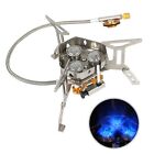 Portable Windproof Gas Burner Stove Camping Cooking Stove 5800W Stainless Steel
