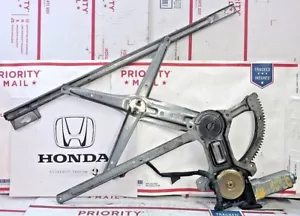 ORIGINAL 90 91 92 93 Honda Accord Front Right Power Window Regulator with Motor - Picture 1 of 8
